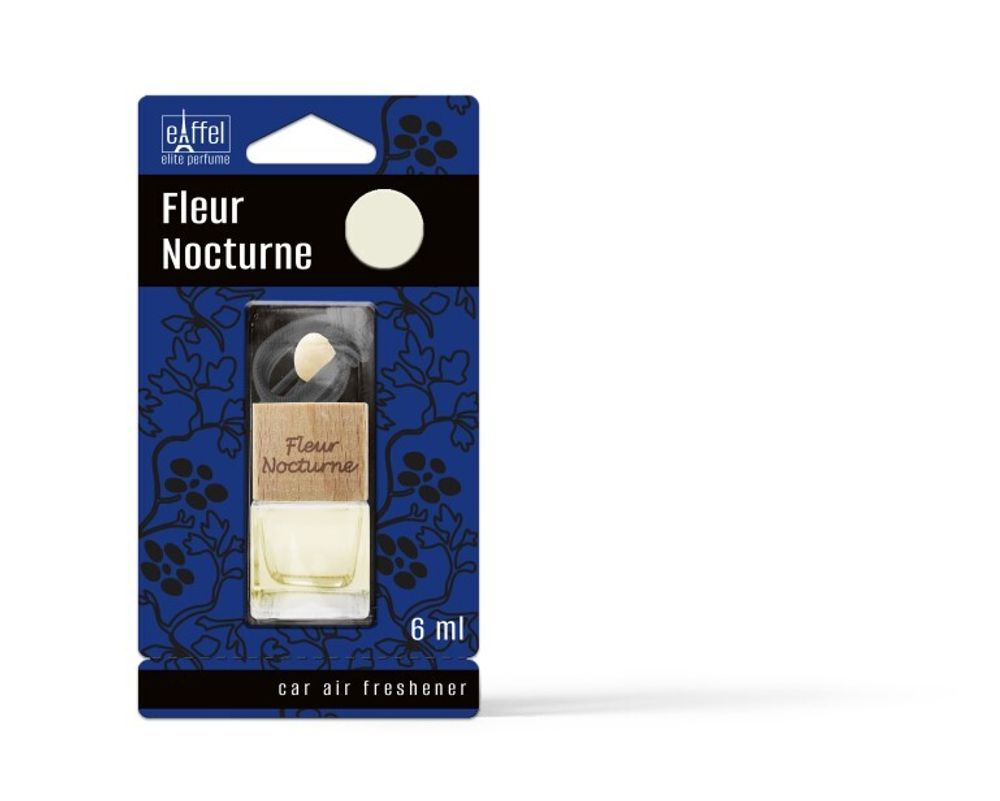 Ароматизатор подвесной  Aroma Glass  линейки  Eiffel elite perfume  Fleur Nocturne 6 мл (FOUETTE)