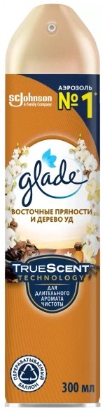 Glade освежитель воздуха Восточные пряности и дерево уд, 300 мл