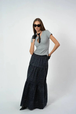 Топ на молний из эластичной ткани