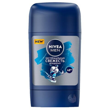 Nivea Men Дезодорант-антиперспирант стик Экстремальная свежесть, 50 мл