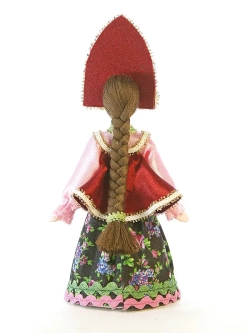 Кукла коллекционная девушка в русской праздничной одежде