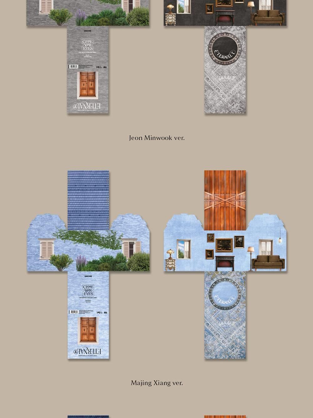 Альбом CLOSE YOUR EYES - ETERNALT 1st Mini Album JEWEL 8 Version SET