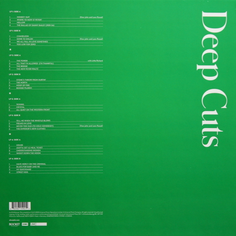 Elton John / Jewel Box - Deep Cuts (Limited Edition Box Set)(4LP)