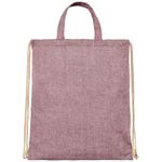 Рюкзак со шнурком Pheebs из 210 г/м² переработанного хлопка