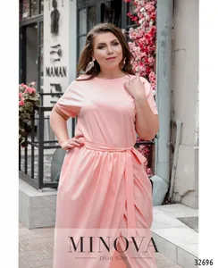 Платье 8609-1-пудра Minova