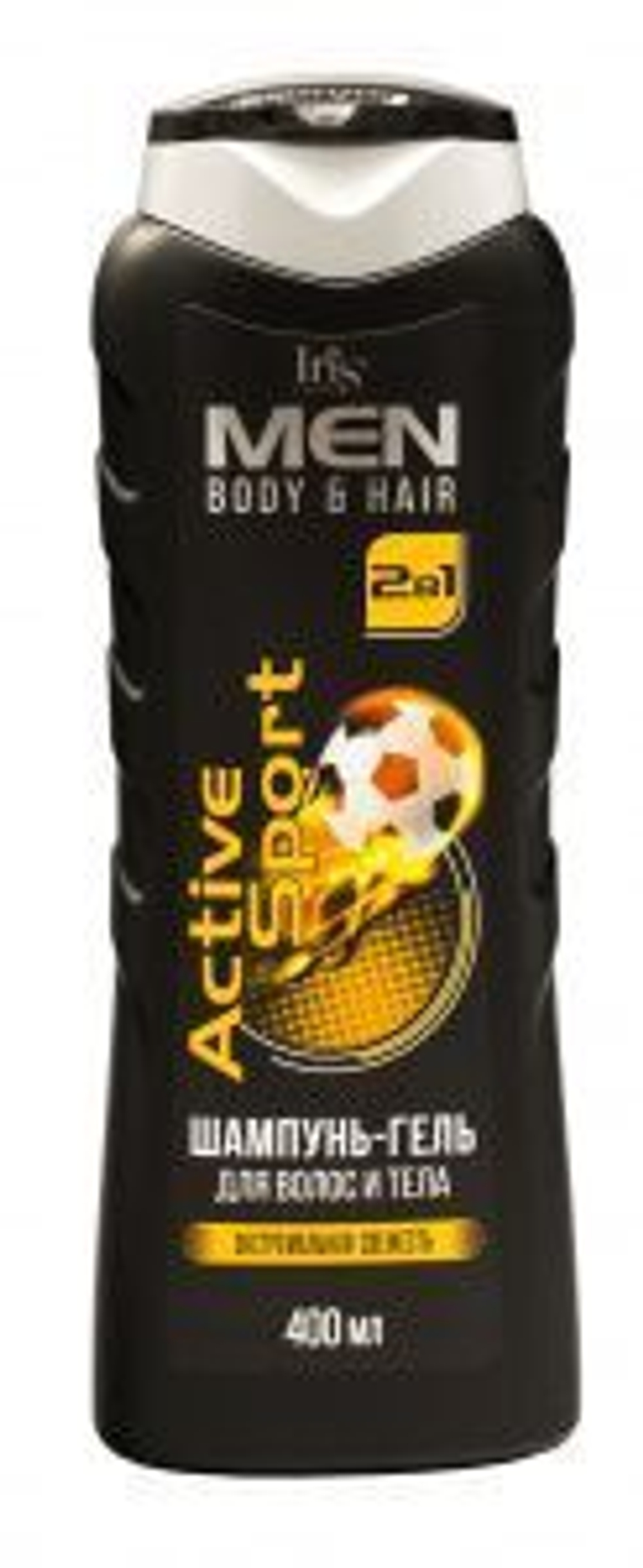 Iris MEN Шампунь-гель для волос и тела ACTIVE SPORT 400мл