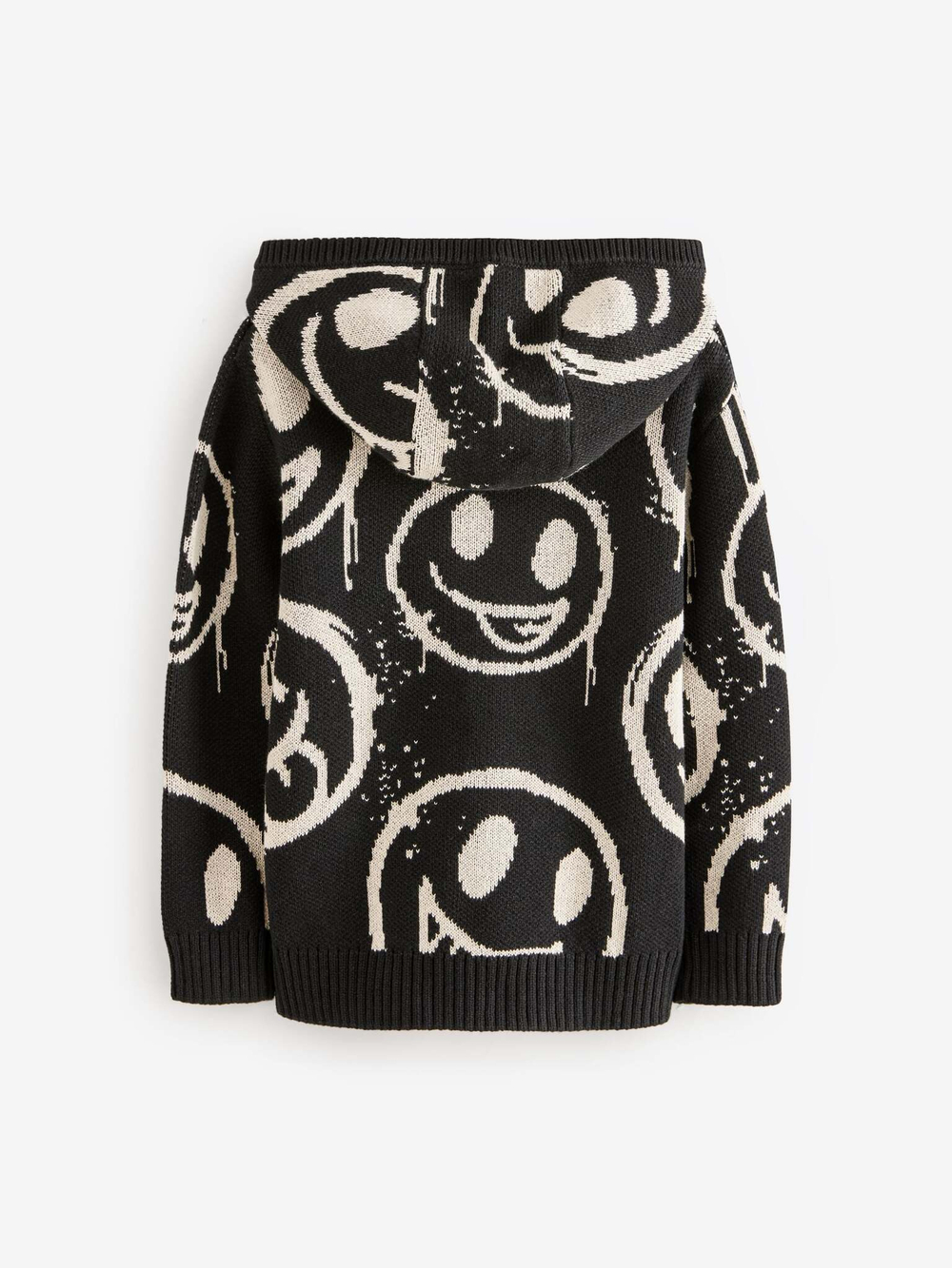 Толстовка трикотажная с капюшоном для мальчика Next K84-132, Черный