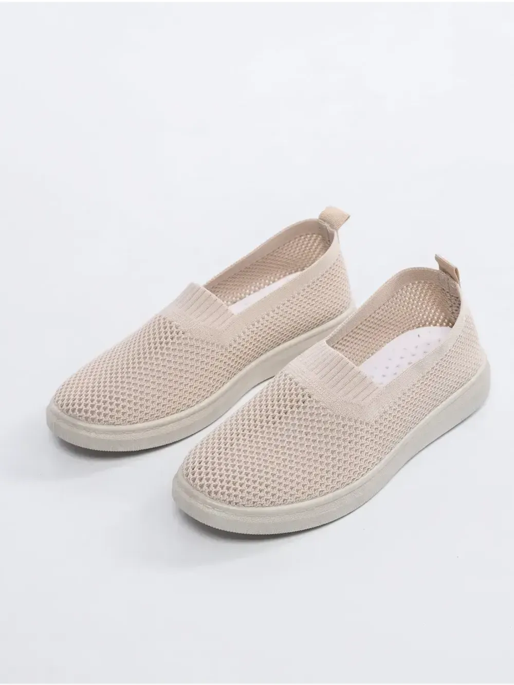 Мокасины летние текстильные