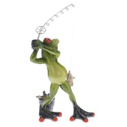 GAEM Фигурка декоративная "Лягушка", L13 W10 H20 см