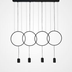 Подвесной светильник FORVET BLACK L4
