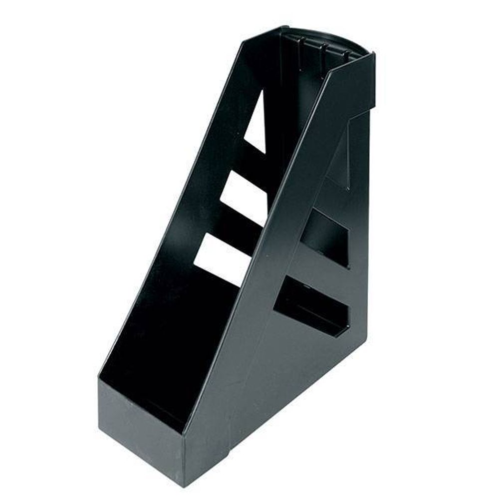 Лоток вертик. СТАММ УЛЬТРА 100 мм черный пластик