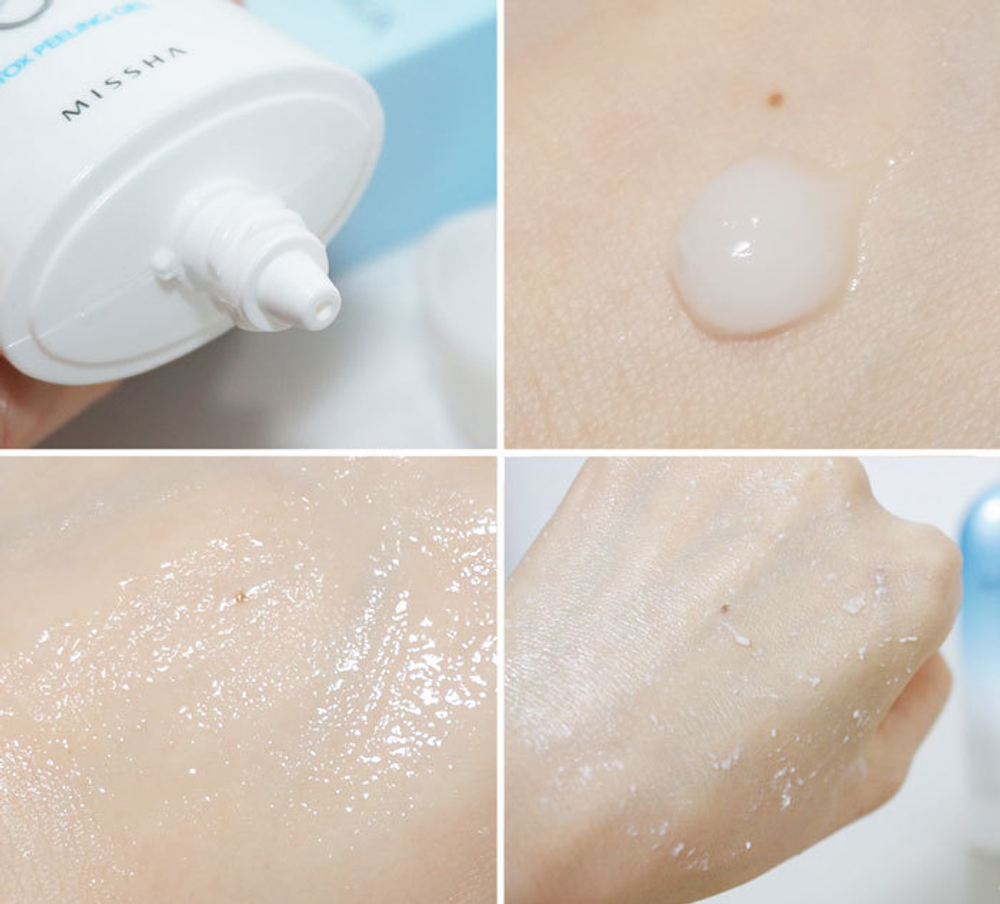 Missha Super Aqua Peeling Gel пилинг-скатка с гиалуроновой кислотой