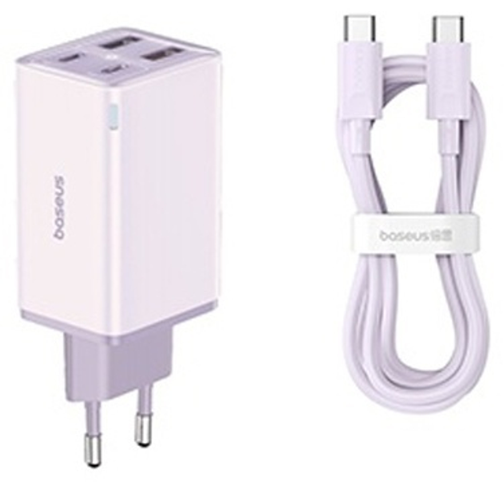 Зарядное устройство Baseus GaN6 Pro USB Type-C, USB фиолетовый