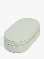 Органайзер для украшений дорожный Stackers Oval Travel Case (Pebble Grey) (светло-зеленый / Sage Green)