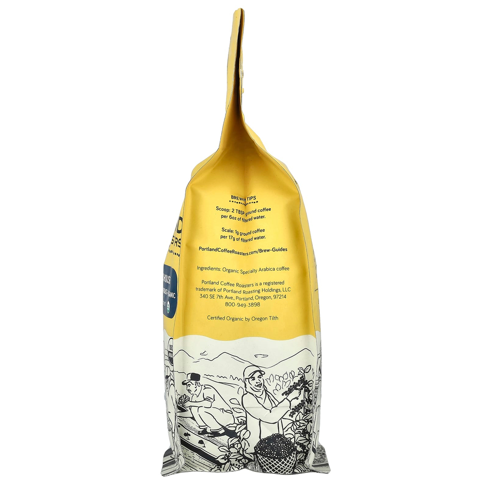 Portland Coffee Roasters, Органический кофе, цельные зерна, средней обжарки, Portland House, 340 г (12 унций)