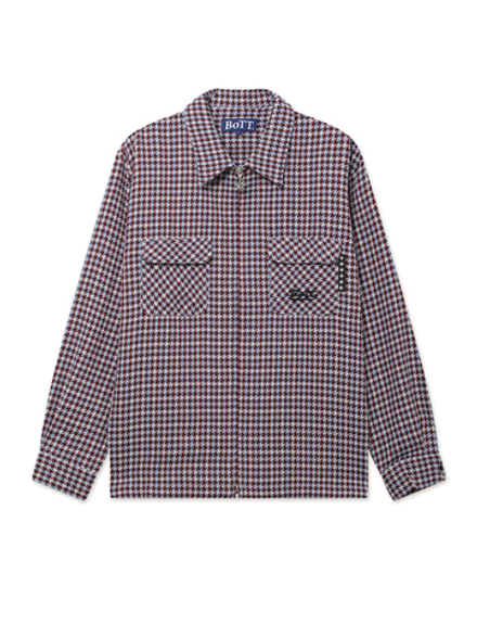 Мужская Рубашка Zip-up Flannel