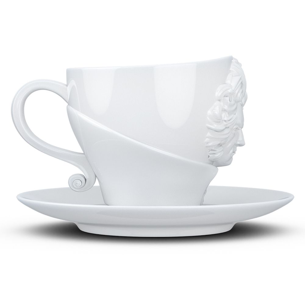 Чайная пара Talent, Ludwig van Beethoven, 260 мл, белая