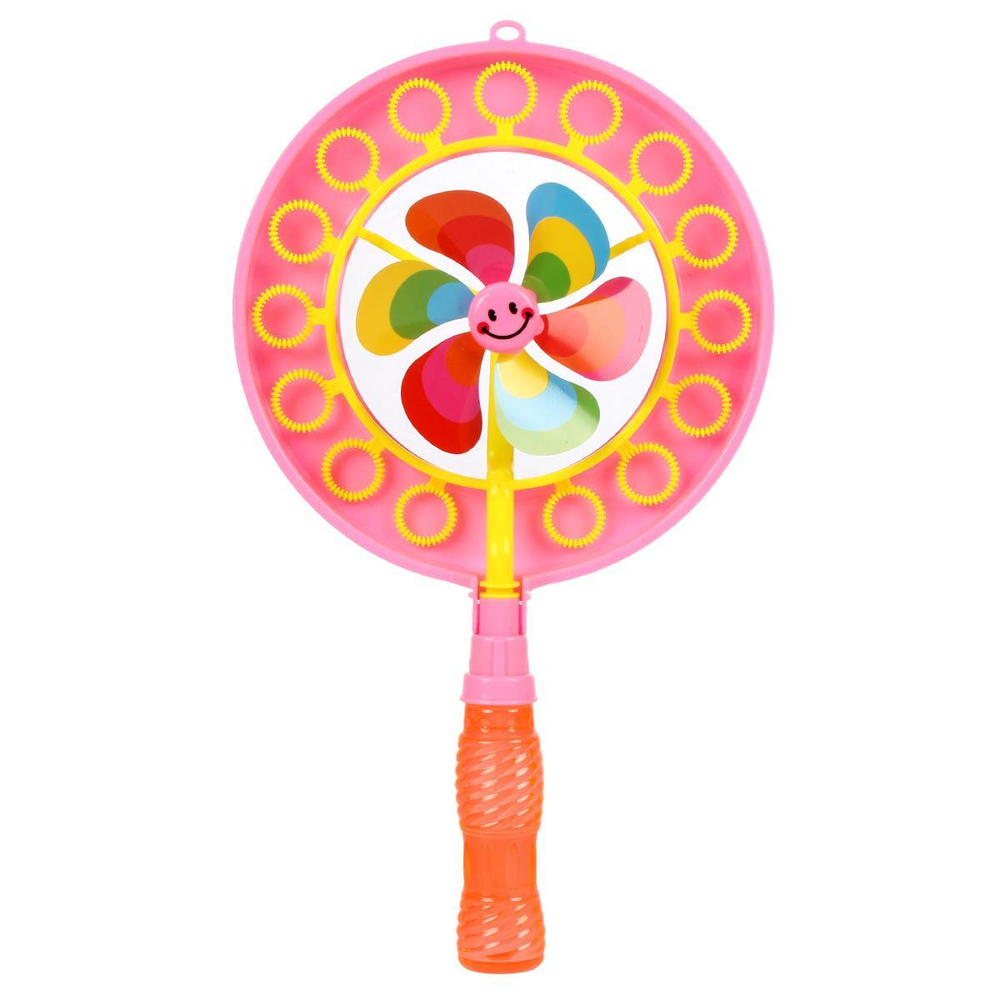 Мыльные пузыри Тарелки с Ветряком 39 см, диаметр 22 см, 3 цвета микс, с-30056