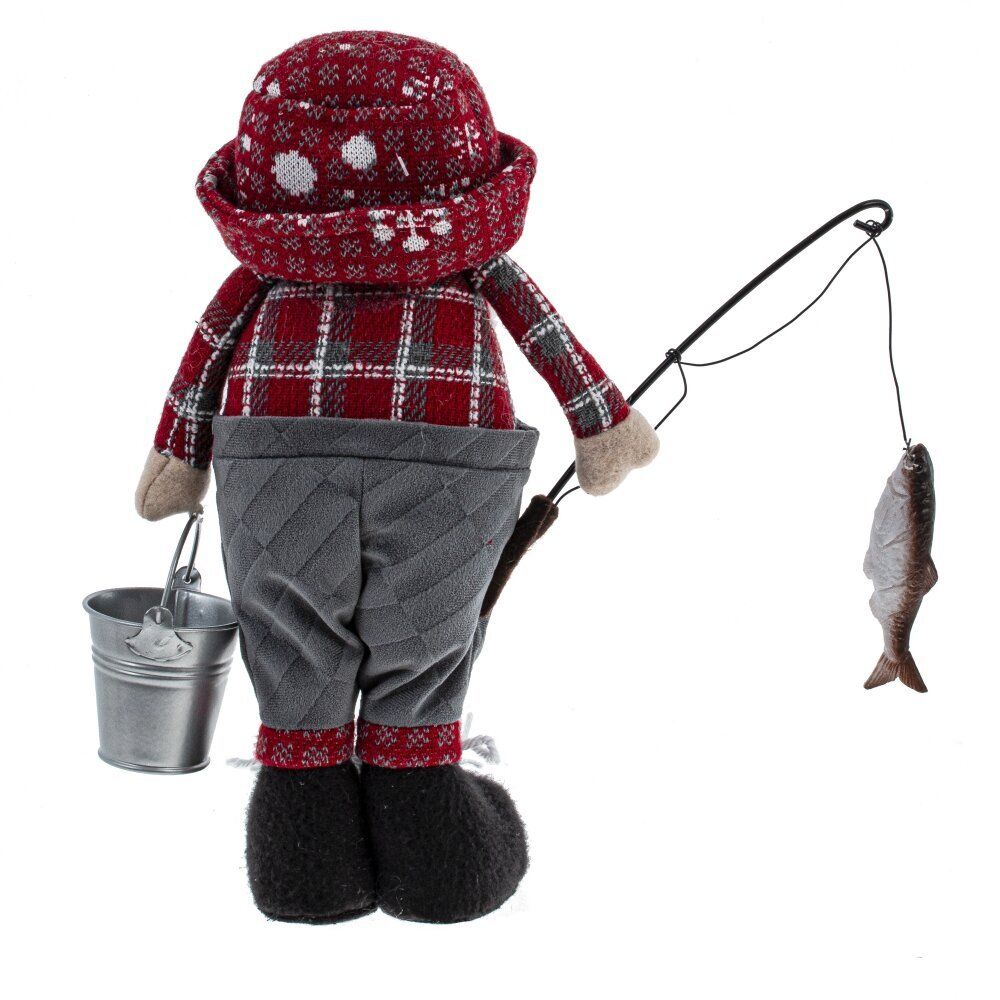 GAEM Игрушка набивная "Гном-рыбак", L23 W9 H29 см