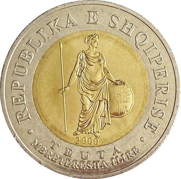 100 леков 2000 Албания