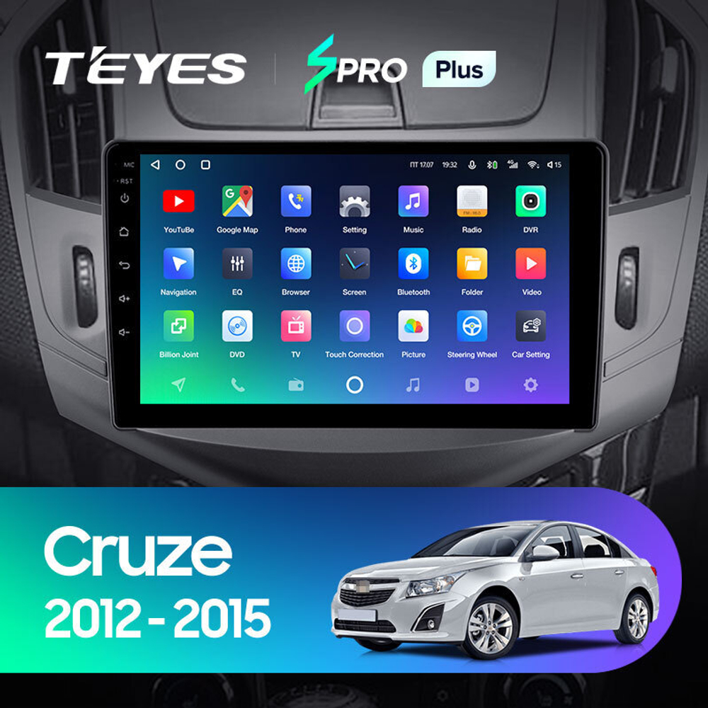 Teyes SPRO Plus 9" для Chevrolet Cruze 2012-2015