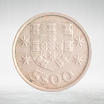 Portugal, 5 Escudos, 1975, VF