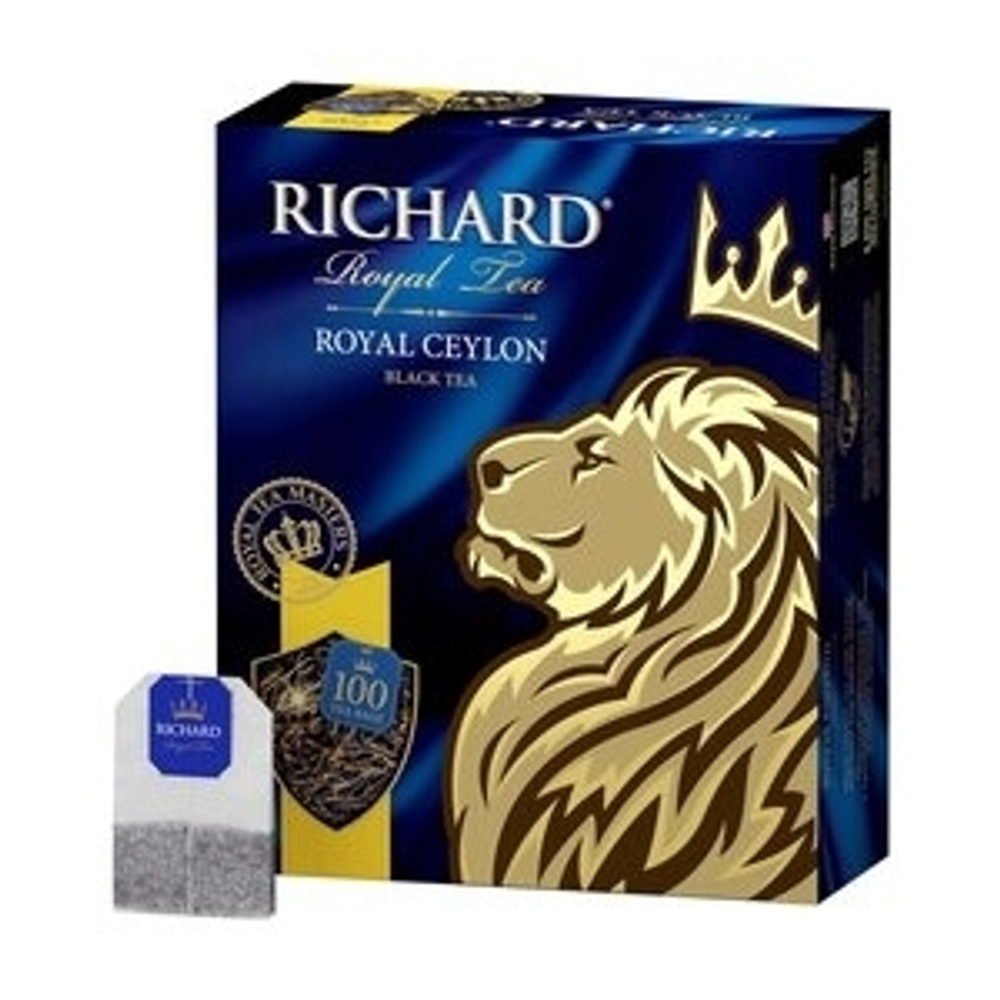 Чай черный Richard Royal Ceylon 100 пакетиков