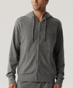 Мужская толстовка с капюшоном Atlantic, 1 шт. в уп., хлопок, темно-серый меланж, HMT-001