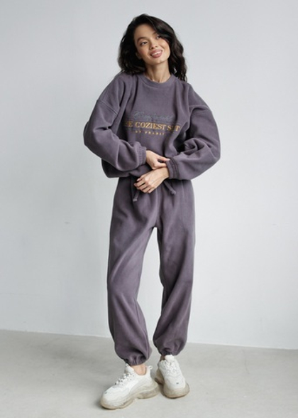 Свитшот THE COZIEST SUIT, лаванда грей
