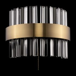 Citilux Рианна CL337313 LED Бра хрустальное с выключателем Бронза