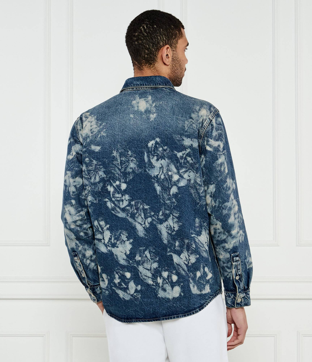 Джинсовая рубашка Karl Lagerfeld Jeans - голубой(A1M16013)