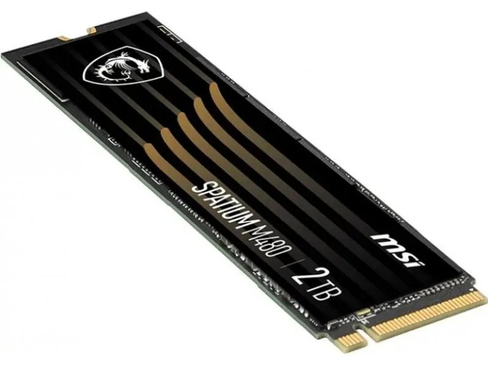 SSD накопитель MSI Spatium M480 2ТБ, M.2 2280, PCIe 4.0 x4, NVMe [S78-440Q150-P83]