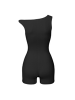 black asymmetric overall