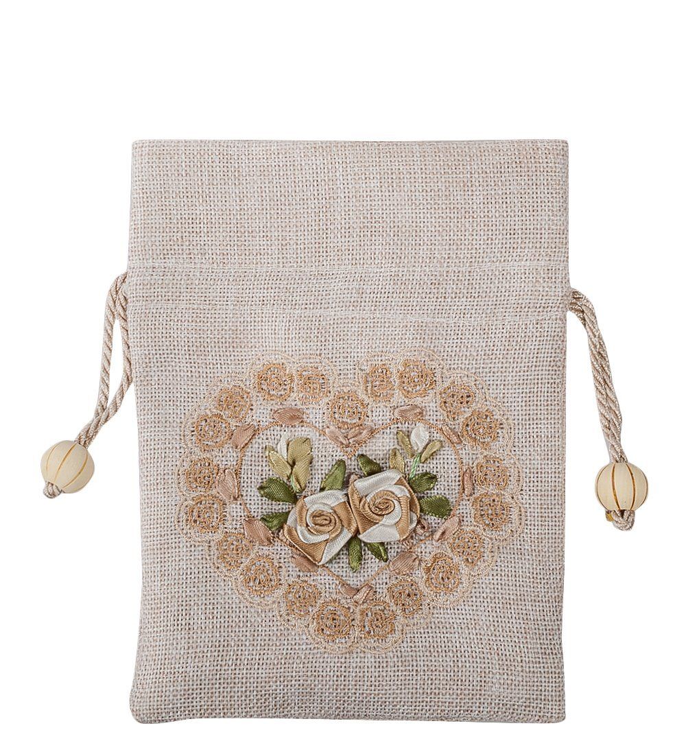 LK-28 Мешочек из льна «Симфония любви»