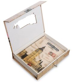 NB-61/3 Блокнот «Воспоминания» в коробке с замком