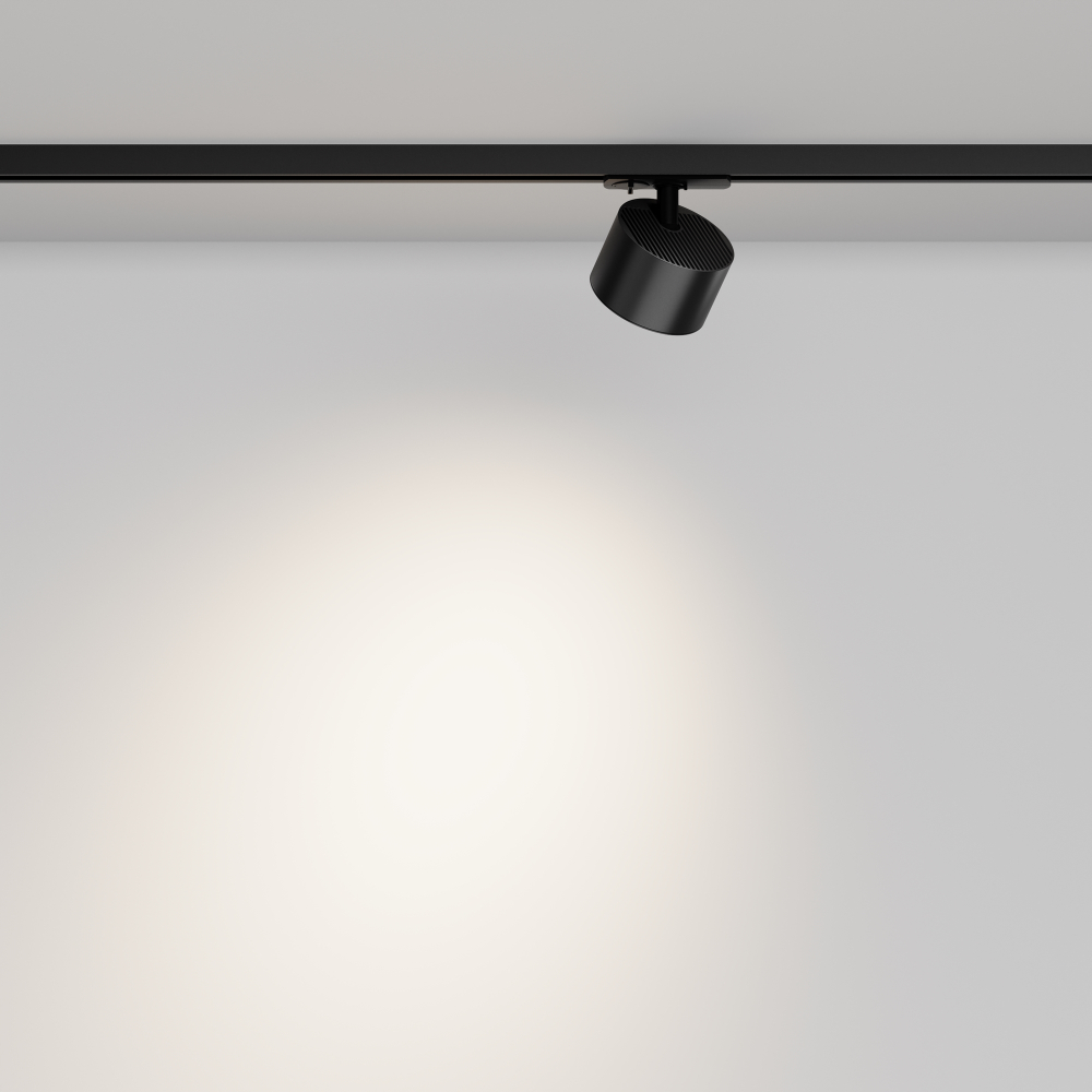 Трековый однофазный светильник Maytoni Unity Glare TR225-1-GX53-B