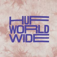  Толстовка мужская HUF Broadcast Tie-Dye артикул:PF00386 CORAL - купить в магазине Дайс