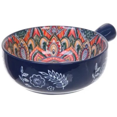 Форма керамическая для запекания «Марракеш» синяя 20,5*15,5*5,5см