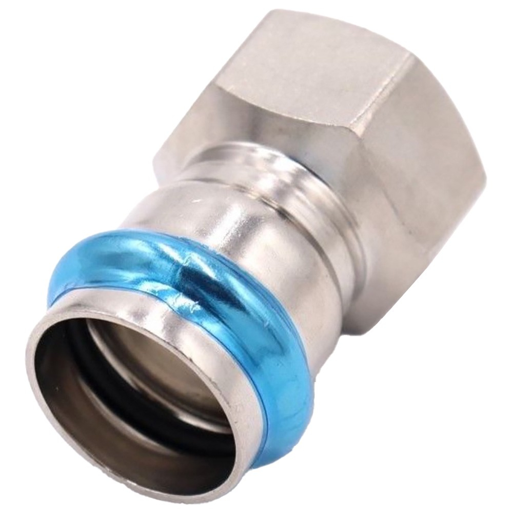 Соединитель VIEIR прямой нерж. сталь с вн.р. 28×1" VER-PRO (50/5шт)