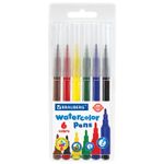 Фломастеры BRAUBERG "PREMIUM", 6 цветов, КЛАССИЧЕСКИЕ, вентилируемый колпачок, ПВХ-упаковка с европодвесом, 151933