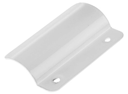 Ручка балконная внешняя метал белая