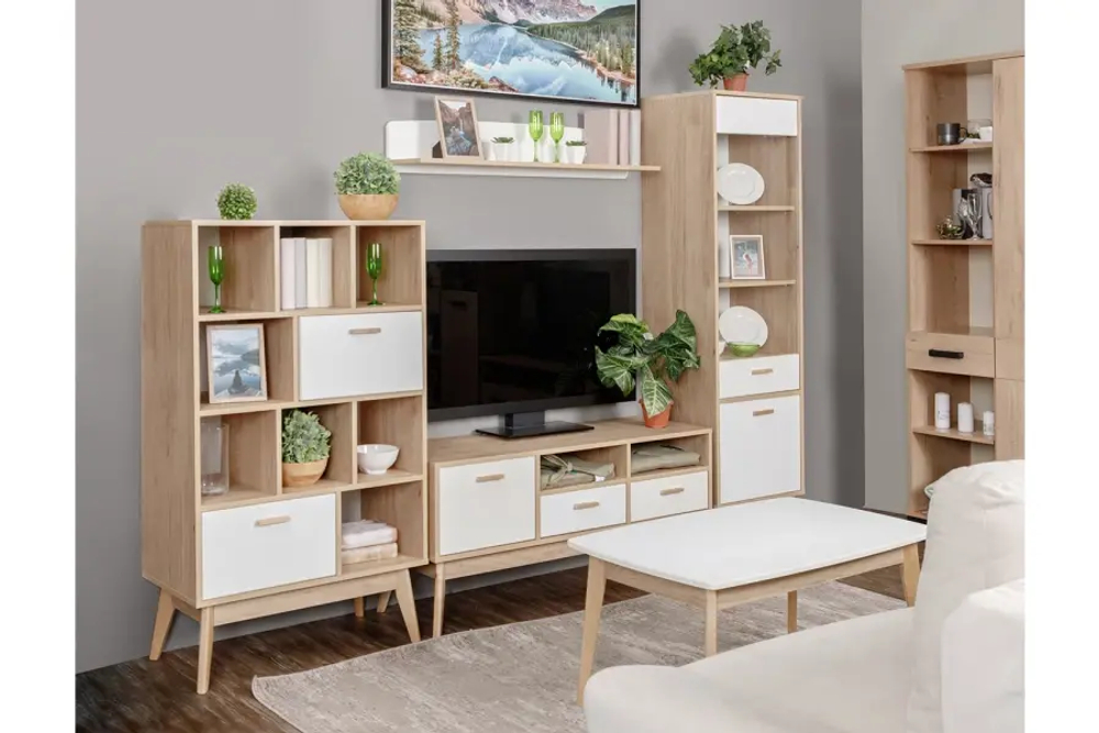 Шкаф-витрина SCANDICA Хортен 50х185х40 см