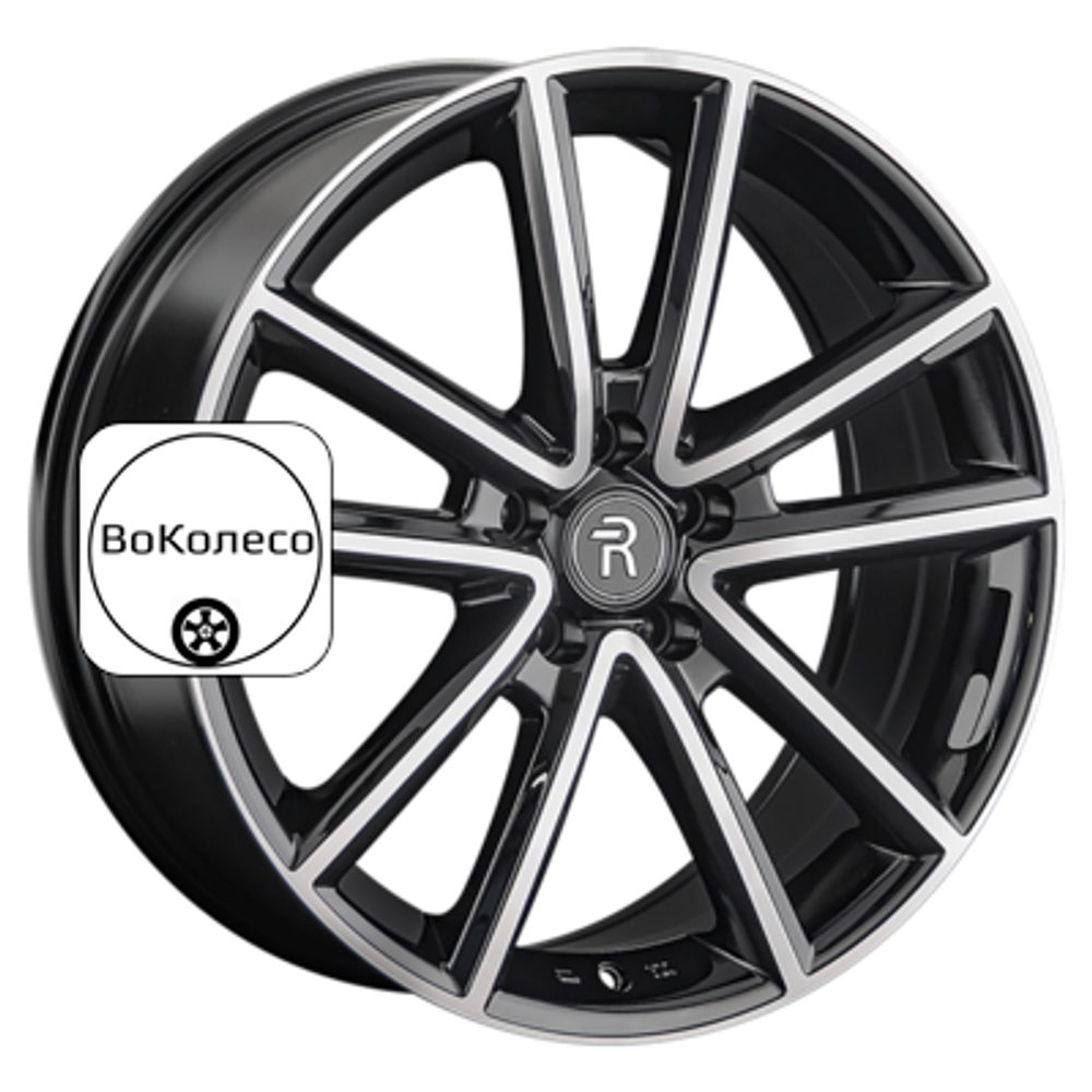 7,5x18/5x108 ET33 D60,1 CHR114 BKF (конус, C570) Replay