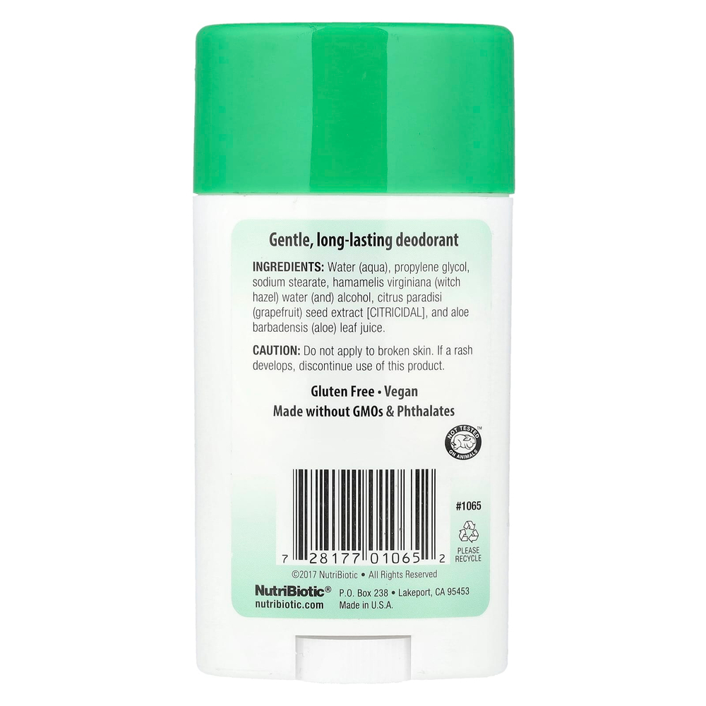 NutriBiotic, дезодорант, без запаха, 75 г (2,6 унции)