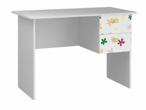 Стол письменный Смарти (Белый/Фотопечать Совята)