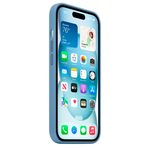 Силиконовый чехол с поддержкой MagSafe Apple Silicone Case для iPhone 15 Plus, Winter Blue (Зимняя синева)