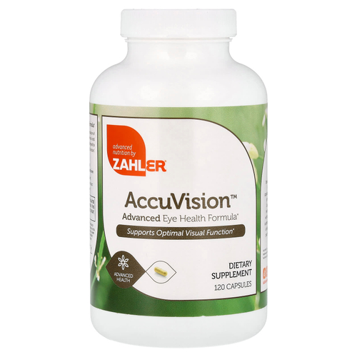 Zahler, AccuVision™, улучшенная формула для здоровья глаз, 120 капсул