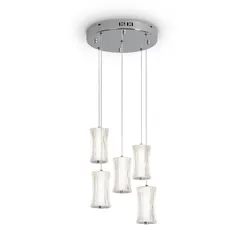 Подвесной светильник FR6235PL-L30CH Тубис / Tubis 32 Вт LED Freya fr6235pl-l30ch