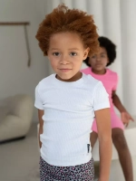 Белая футболка для девочки базовая