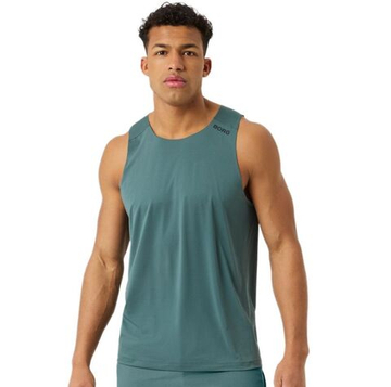 Мужская теннисная футболка Björn Borg Feather Tank - balsam green